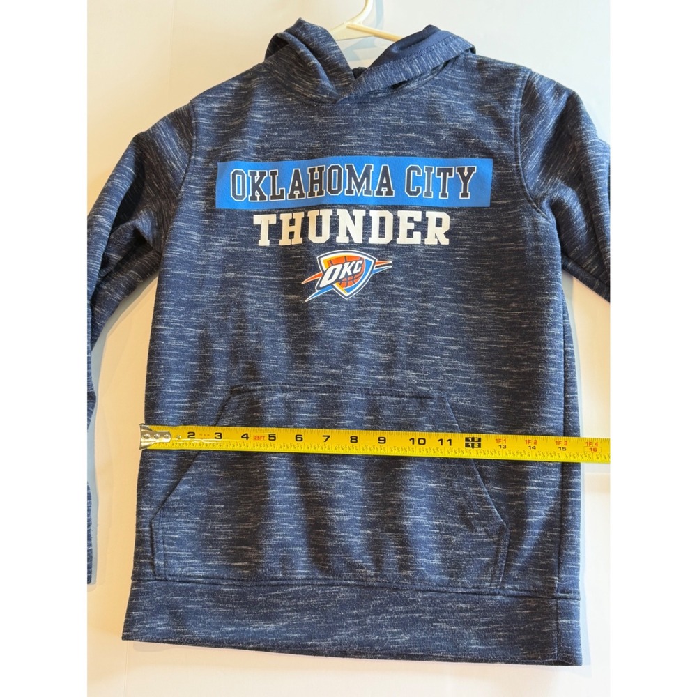 NBA Oklahoma City Thunder Youth Hoodie Pullover Sweatshirt Size 8/10 - Picture 4 of 5